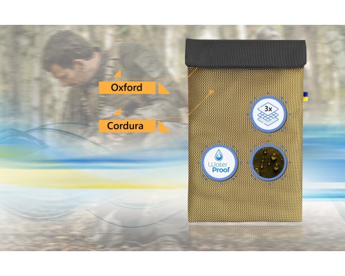 Екрануючий чохол для телефона SiLock Defender Койот