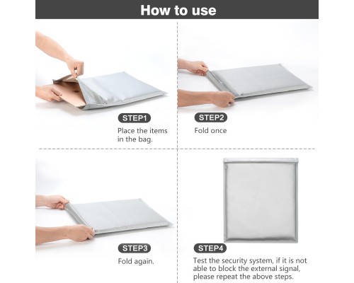 Екрануючий чохол для ноутбука 15.6" Velcro-Fiberglass Grey XL Екрануючий чохол для ноутбука 15.6" Velcro-Fiberglass Grey XL