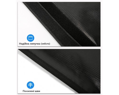 Екрануючий чохол для планшета 12" Velcro-Fiberglass Black L Екрануючий чохол для планшета 12" Velcro-Fiberglass Black L
