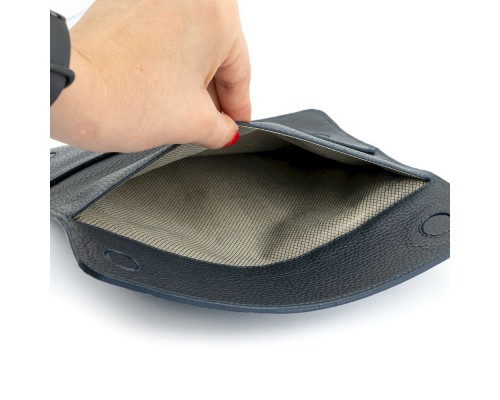 Экранирующий чехол для телефона LOCKER's LP7F-Blue