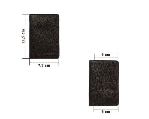 Обложка с RFID защитой для украинского ID паспорта LOCKER's LID-Brown