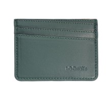 Кожаный картхолдер с RFID защитой  на 7 отделений LOCKER's LH2-Green