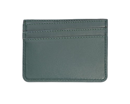 Шкіряний картхолдер з RFID захистом на 7 відділень LOCKER's LH2-Green