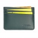 Шкіряний картхолдер з RFID захистом на 7 відділень LOCKER's LH2-Green