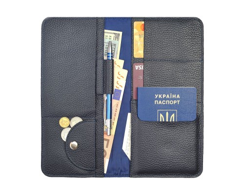 Дорожный органайзер для документов с RFID защитой LOCKER's LT-Blue