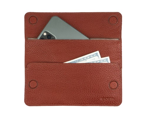 Экранирующий чехол для телефона LOCKER's LP6F-Cognac