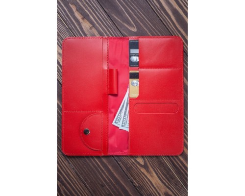 Дорожный органайзер для документов с RFID защитой LOCKER's LT-Red