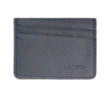 Кожаный картхолдер с RFID защитой  на 7 отделений LOCKER's LH2-Blue