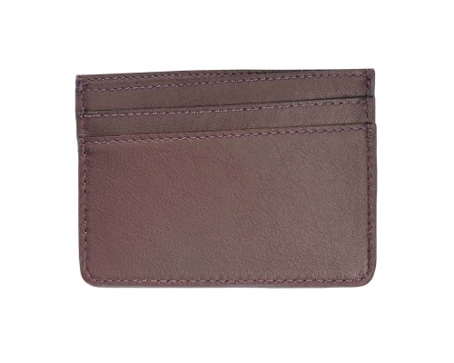 Шкіряний картхолдер з RFID захистом на 7 відділень LOCKER's LH2-Bordo