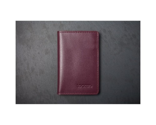 Обкладинка з RFID захистом для українського ID паспорта LOCKER's LID-Bordo