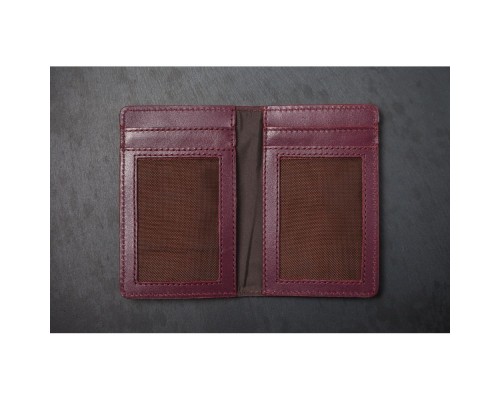 Обкладинка з RFID захистом для українського ID паспорта LOCKER's LID-Bordo