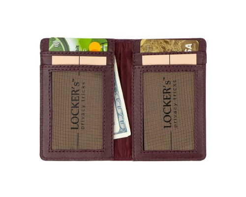 Обкладинка з RFID захистом для українського ID паспорта LOCKER's LID-Bordo