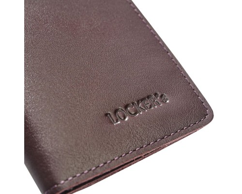 Обкладинка з RFID захистом для українського ID паспорта LOCKER's LID-Bordo