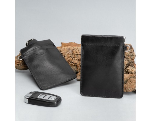 Экранирующий чехол Фарадея для защиты от угона авто с бесключевым доступом черный LOCKER's LK2-Black