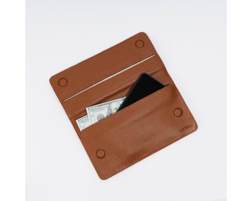 Экранирующий чехол для телефона LOCKER's LP7F-Cognac