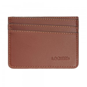 Кожаный картхолдер с RFID защитой  на 7 отделений LOCKER's LH2-Cognac